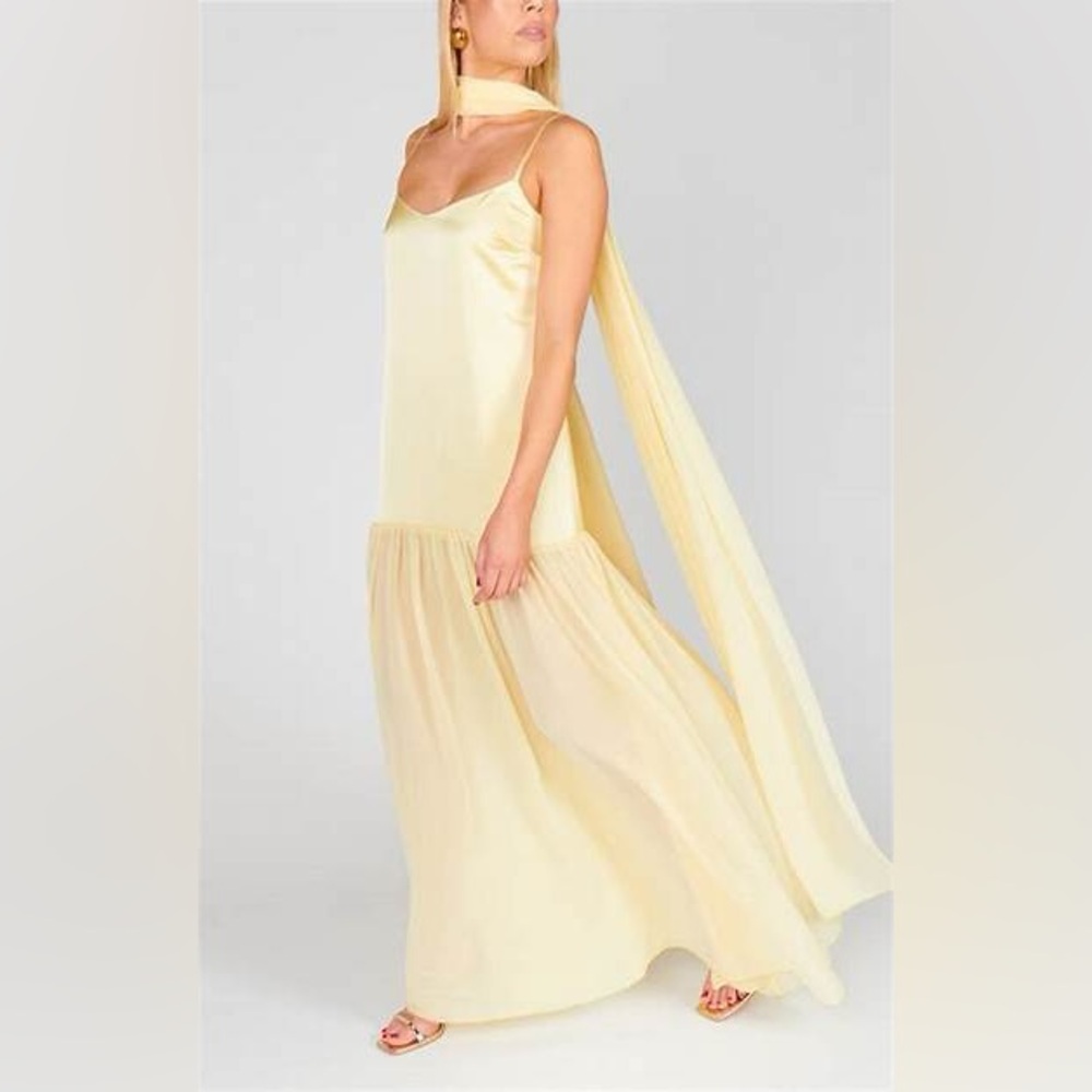 Show Me Your MuMu Yellow Maxi Dress